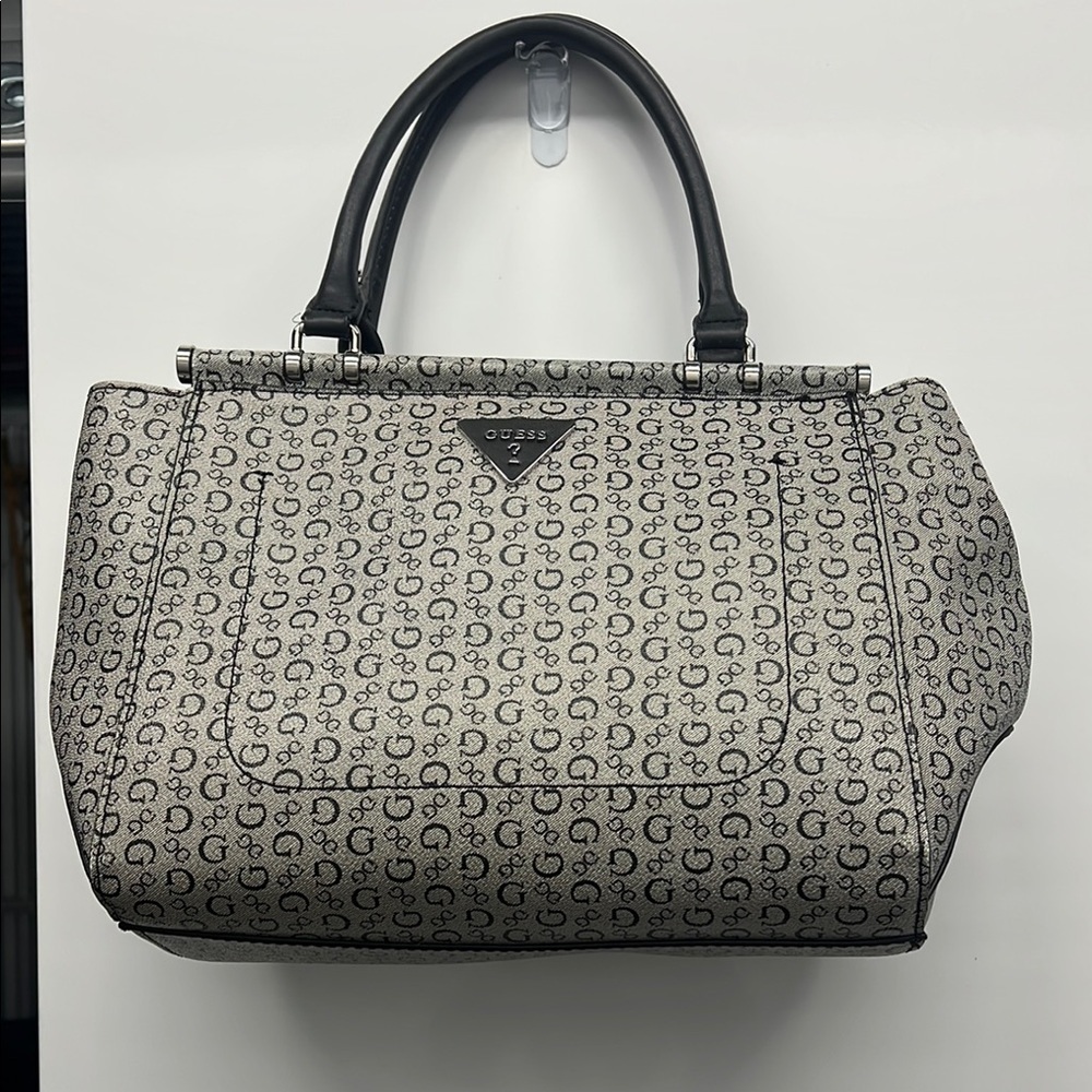 Guess Black and Gray Women's Handbag